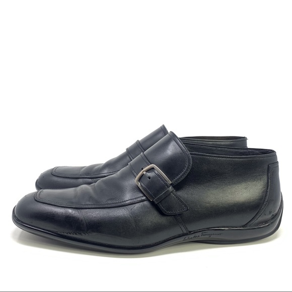 Salvatore Ferragamo Men’s Black Slip On Shoes 9.5 main image 8